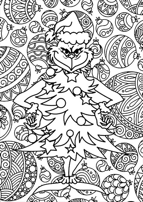 150+ Grinch Coloring Pages Free Printable 59 | Free christmas coloring ...