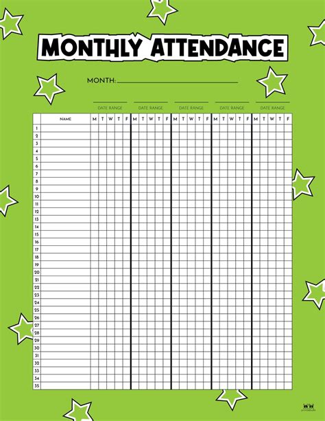 Image result for Class Attendance Sheet
