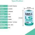 Saft Battery - SAFT LS14250 1/2 AA 100% original Primary Lithium ...