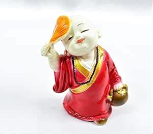 Buy Kreesto Miniature Buddha Monk Figurines Showpiece for Home ...