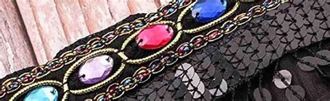 The Dance Bible Women Multicolor Sequin Coins Chiffon Belly Dance Hip ...