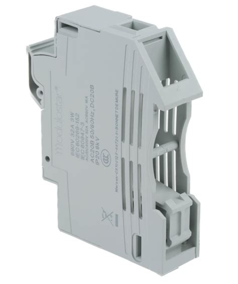 P1062705 / CMC101 Mersen | Mersen 32A Rail Mount Fuse Holder for 10 x ...