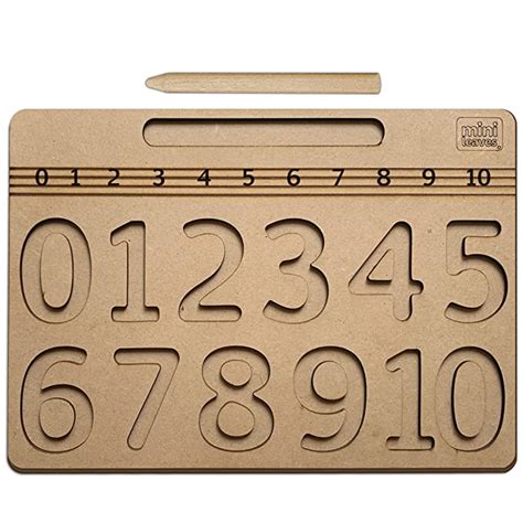 Buy Mini Leaves Number Tracing Board 0 to 10 | Tracing Numbers for Kids ...