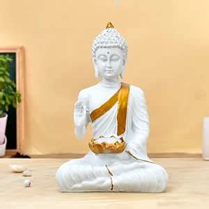 Buy KCH CRAFT Samadhi Buddha Showpiece for Home & Office Dcor Online at ...