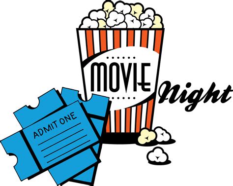 Movie night clipart free clipart images 2 - Clipartix