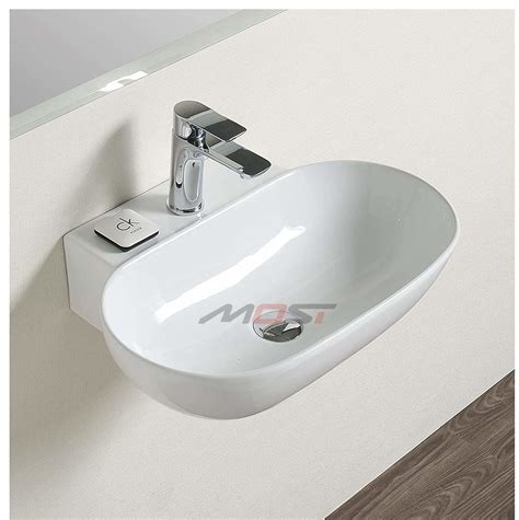 Uken MOST Wall Hung Wash Basin/Glossy Finish/Wall Hung/Wall Mounted ...