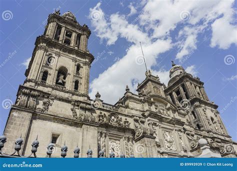 The Historical Mexico City Metropolitan Cathedral Stock Image - Image ...