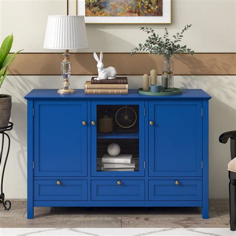 Buy Modern Console Table TV Stand, 44.9 inch Kitchen Buffet Sideboard ...