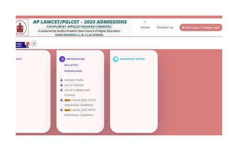 AP LAWCET Counselling Website 2023 Launched: Registration to begin soon ...