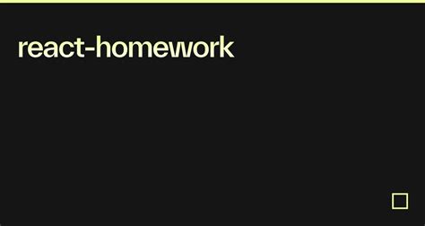 Image result for How to Basic Homework React