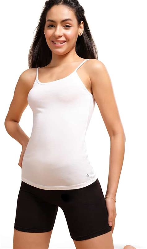 Amazon.in: White - Women's Camisoles & Tanks / Women's Lingerie ...