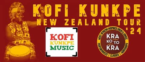 Kofi Kunkpe Tour - Featherston Drum Workshop, 11 Lyon St, Featherston ...