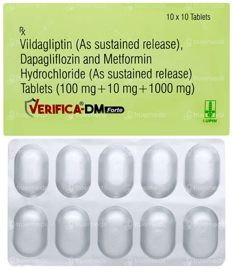 Verifica Dm Forte Tablet 10 - Uses, Side Effects, Dosage, Price | Truemeds