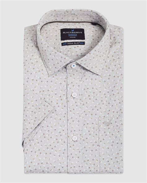 Casual Beige Printed Shirt - Lingo