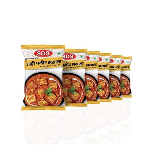 SDS Shahi Paneer Masala - 40g (Pack Of 6) | Add a Royal Touch to Your ...