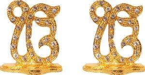 ART N HUB Set of 2 Ek OmKAR symbols of Sikhism Idol Statue Gift ...