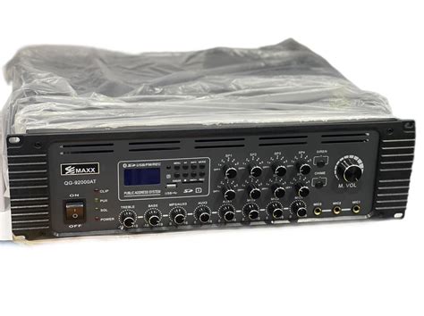 SE MAXX 2000 watt Amplifier bluetooth with siren and chime