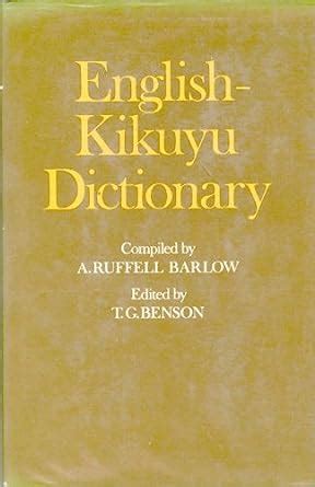 Buy English-Kikuyu Dictionary Book Online at Low Prices in India ...