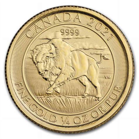 2021 Canada 1/4 oz Gold Buffalo BU - Precious Metals Coin - Walmart.com