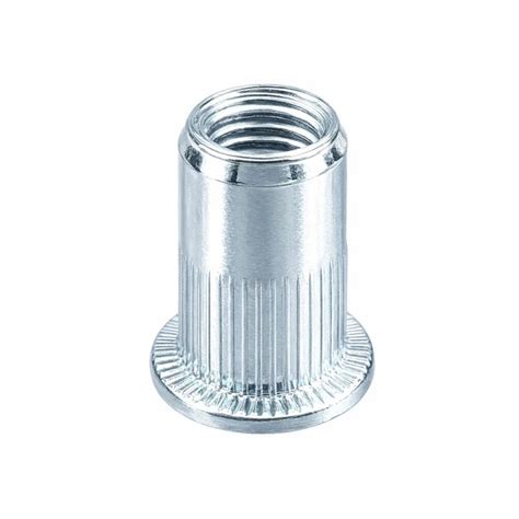 Blind Rivet Nut | Round Body | Flat Head | Large Flange | Open End ...