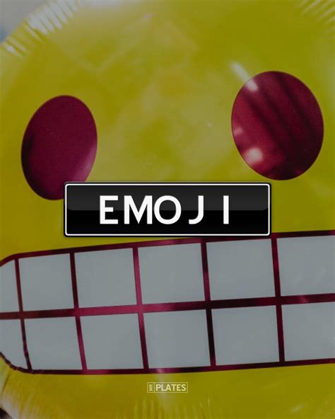 EMOJI Number Plates For Sale, VIC - MrPlates
