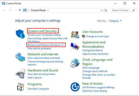 Image result for Control Panel Backup Computer