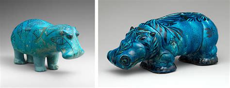 Two Blue Hippos - The Metropolitan Museum of Art