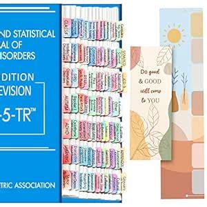 Upgrated 2022 Version DSM-5-TR Index Tabs, Colorful Laminated DSM V TR ...