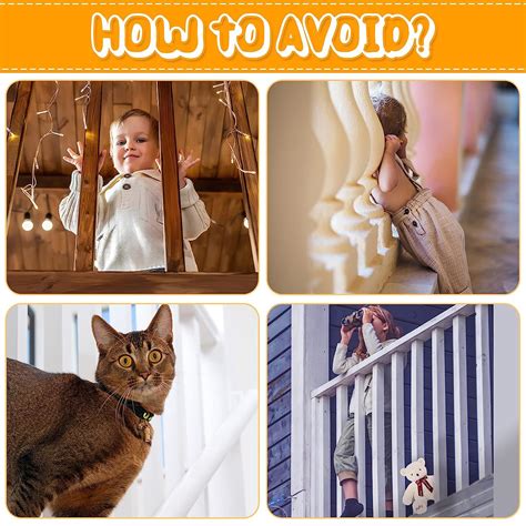 Buy 2 Sets Baby Banister Guard, Child Rail Balcony Banister Net Kids ...