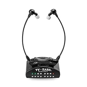 TV Ears Digital TV Headset System - Wireless, Voice Clarifying, Doctor ...