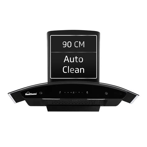 Sunflame Lamia 90 FL HAC TC Filterless Auto-Clean Kitchen Chimney ...