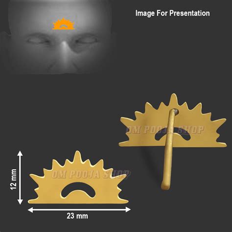 Buy Surya Dev Tilak / TIka Stamp in Brass online