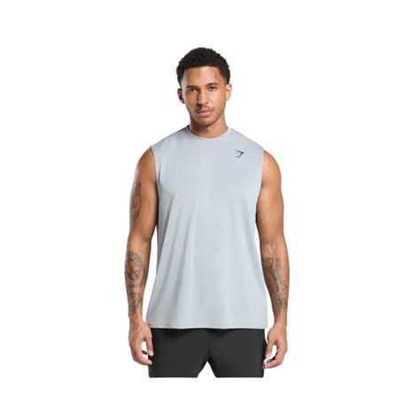 Gymshark Oversized Performance Tank Metal Purple