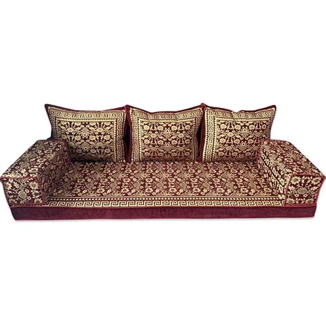 Floor sofa couch | Large floor pillows | Arabic majlis sofa set