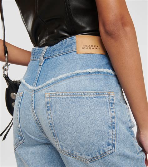 Noemie high-waisted denim jeans in blue - Isabel Marant | Mytheresa