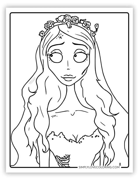 Image result for Corpse Bride Coloring Printable Pages