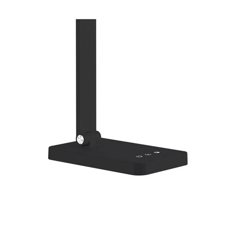 Attom Black LED Rechargeable Battery Desk Lamp 5W 610Lm 3CCT Dim