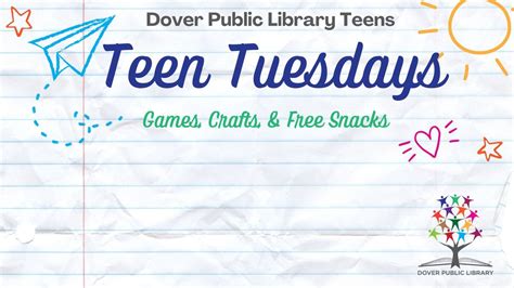 Teen Tuesdays, 525 N. Walnut Street, Dover, OH, United States, Ohio ...