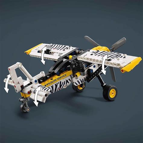 Buy LEGO Technic Bush Plane Aircraft Toy Vehicle Building Kit For Ages ...