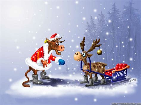 Funny Merry Christmas Wallpaper