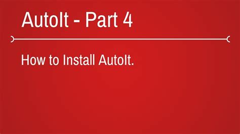 Image result for AutoIt Tutorial Video