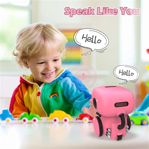 KaeKid Robots for Girls 3-5, Interactive Smart Robotic with Touch ...