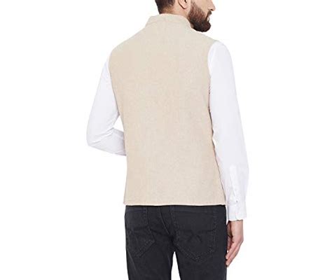 Buy HYPERNATION Men's Cotton Waistcoat(Beige; S) at Amazon.in