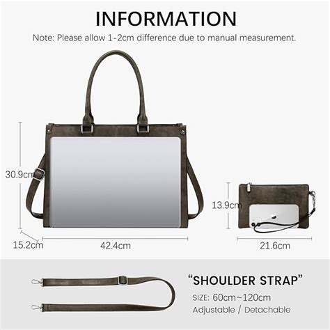 London Alley Women's Office Laptop Tote Bag | Stylish Tote for 13.5-in ...