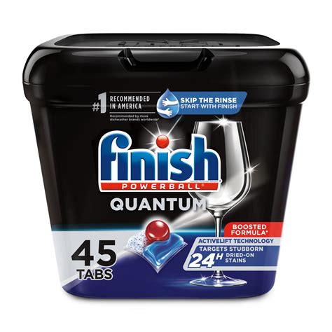 Finish - Quantum - 45ct - Dishwasher Detergent - Powerball - Advanced ...