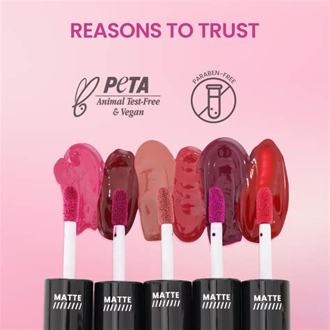 Swiss Beauty Poison Pink Duo Lipstick with Matte & High-Shine Gloss ...