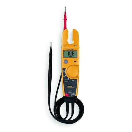 Fluke Clamp Meter, CAT III 600V, Max AC Amps 100, Average AC Response ...
