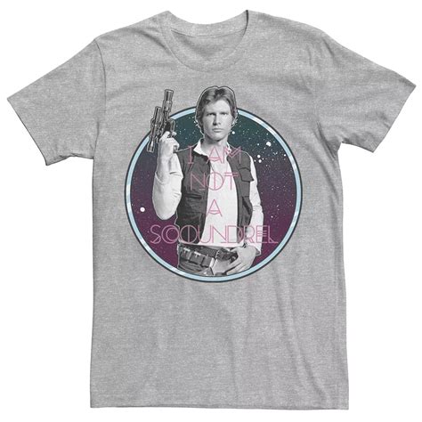 Men's Star Wars Han Solo Not a Scoundrel Classic Pose Tee