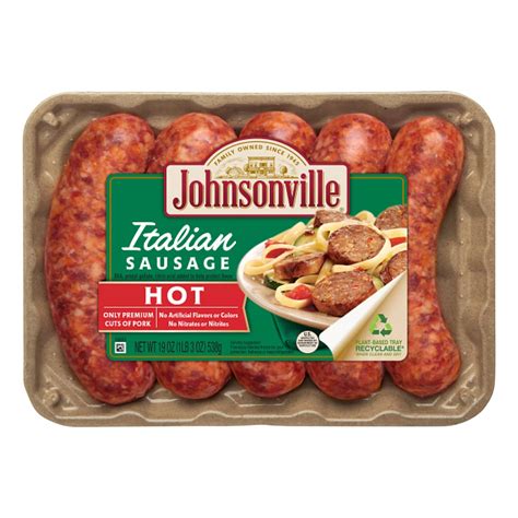 Johnsonville Hot Italian Sausage Review at Jaxon Lawson blog