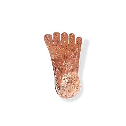 Buy YRK Copper Vishnu Padam 6 Inch | Vishnu Paduka 6 Inch Online at Low ...